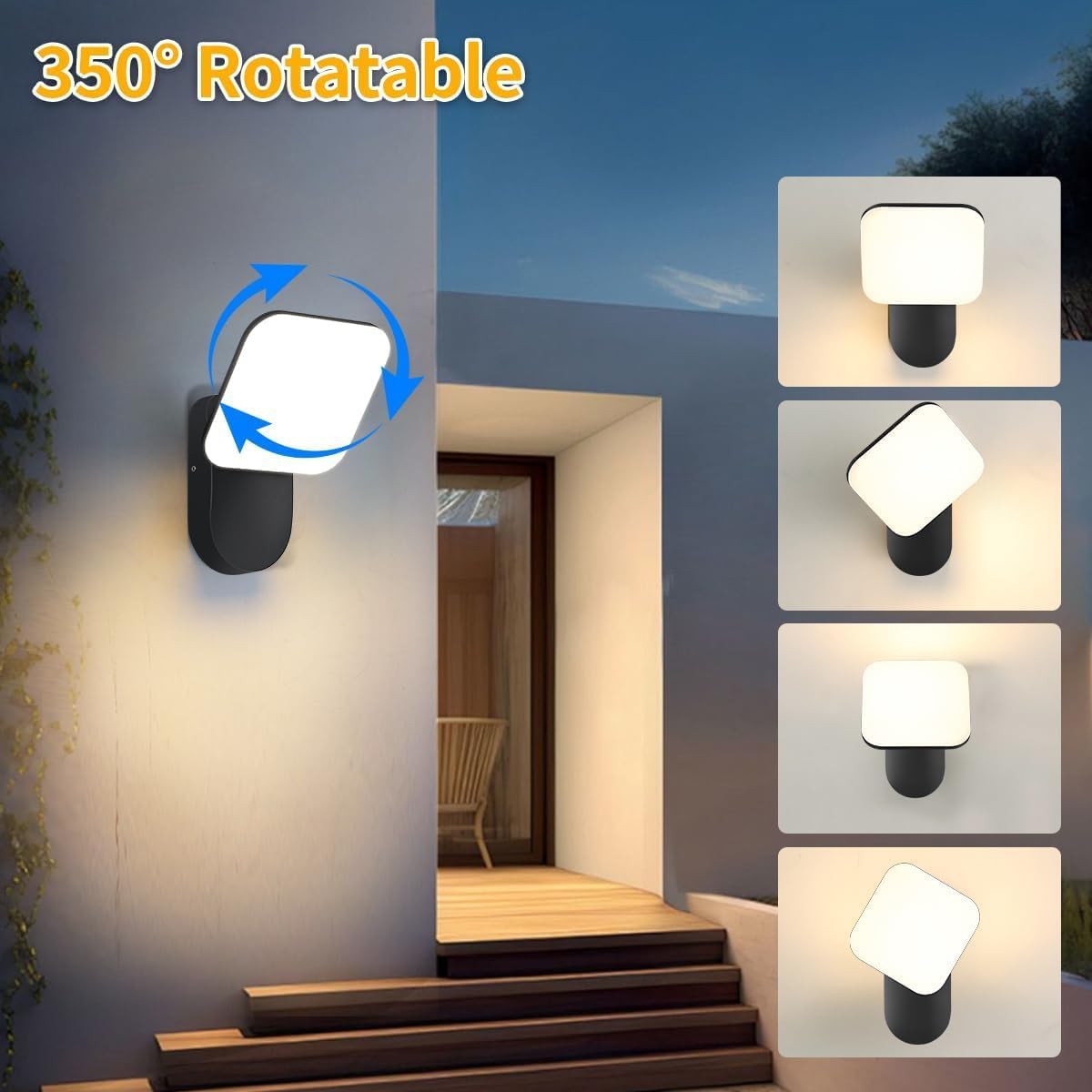 Kaneez IP65 waterproof outdoor wall light for garden and patio